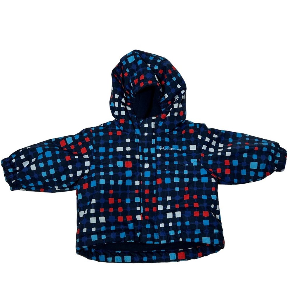 Columbia‎ Snowfall Fun Jacket Full Zip Fleece Lined Hooded Child Sz 3-6 Months